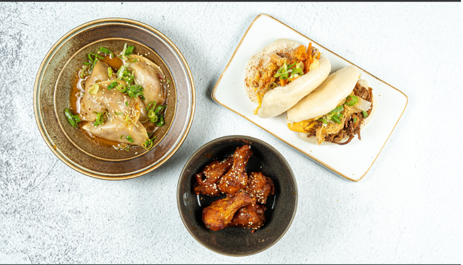Bao, dumpling & wings